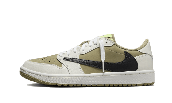 シューズ(男性用) NIKE Air Jordan 1 Golf Travis Scott 26cm Air Jordan 1 Low Golf Travis Scott Neutral Olive - Outsole
