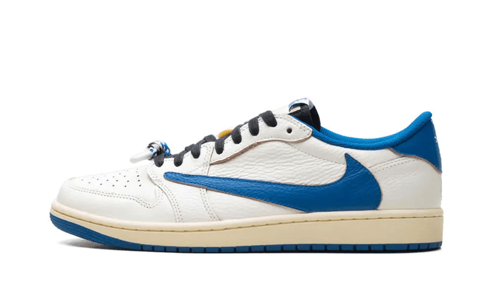 Air Jordan 1 Retro Low OG SP Fragment x Travis Scott Sail Military Blue - Outsole