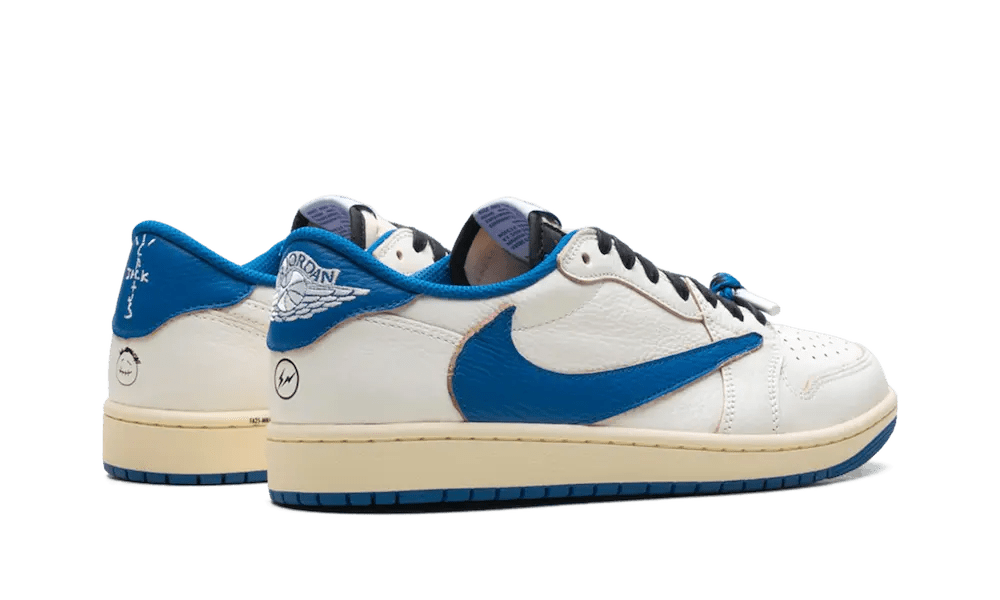 Air Jordan 1 Retro Low OG SP Fragment x Travis Scott Sail Military Blue - Outsole