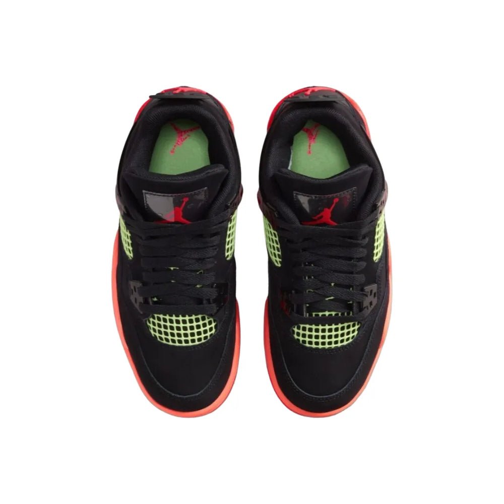 Air Jordan 4 Retro Black Infrared Barely Volt - Outsole