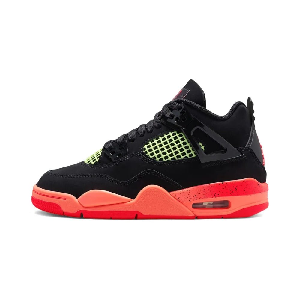 Air Jordan 4 Retro Black Infrared Barely Volt - Outsole