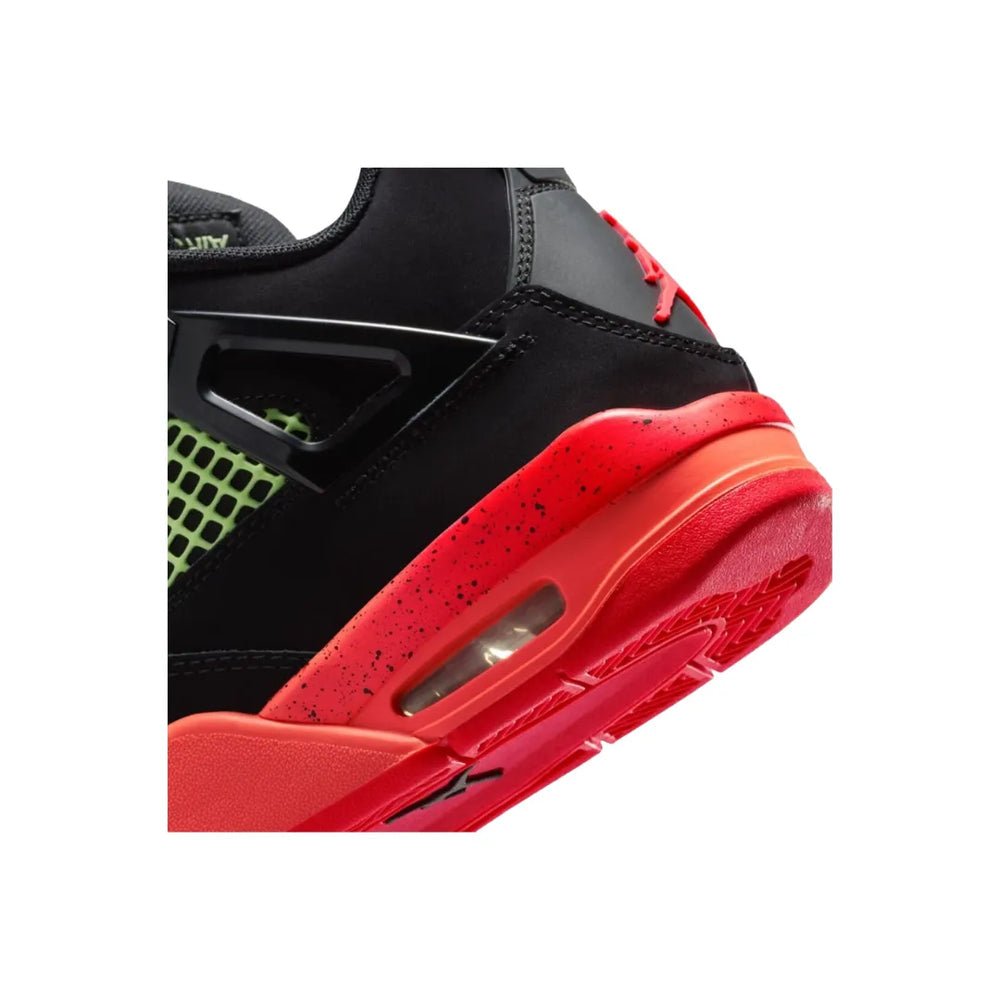 Air Jordan 4 Retro Black Infrared Barely Volt - Outsole