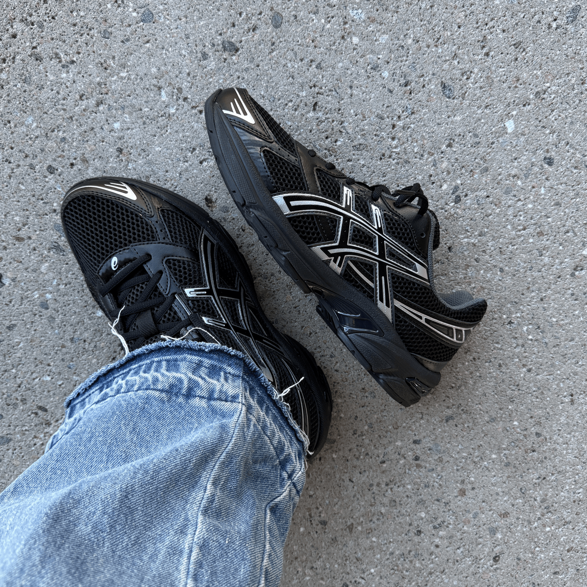 ASICS Gel-1130 Black Pure Silver - Outsole