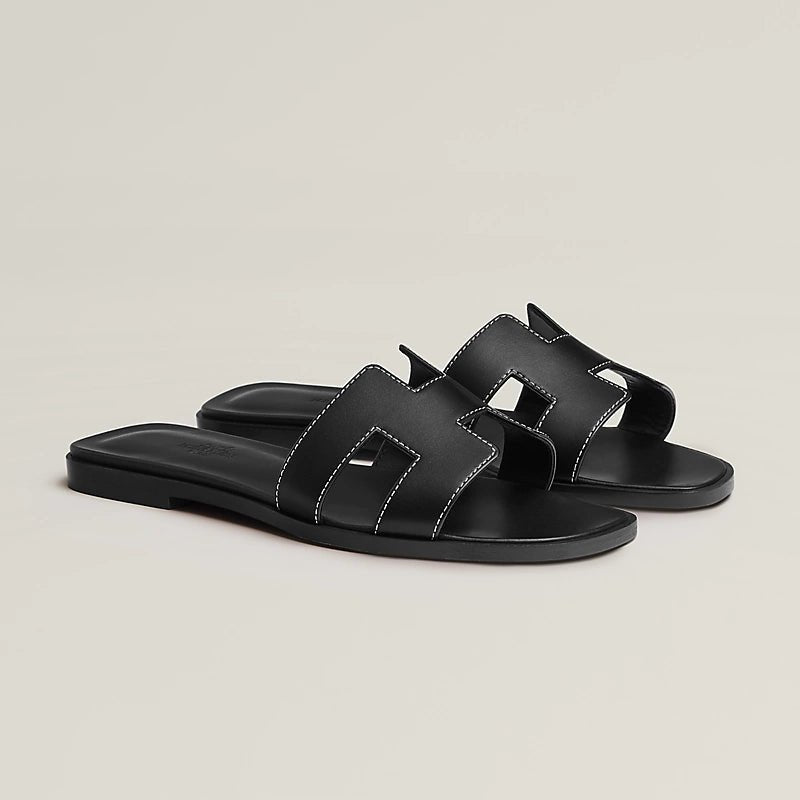 Hermès Oran Sandals Black - Outsole