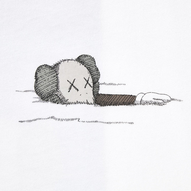 KAWS x Uniqlo T-Shirt White Blue - Outsole