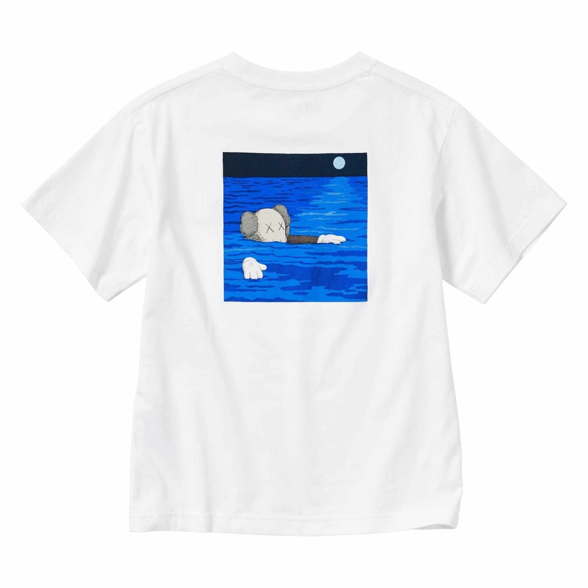 KAWS x Uniqlo T-Shirt White Blue - Outsole