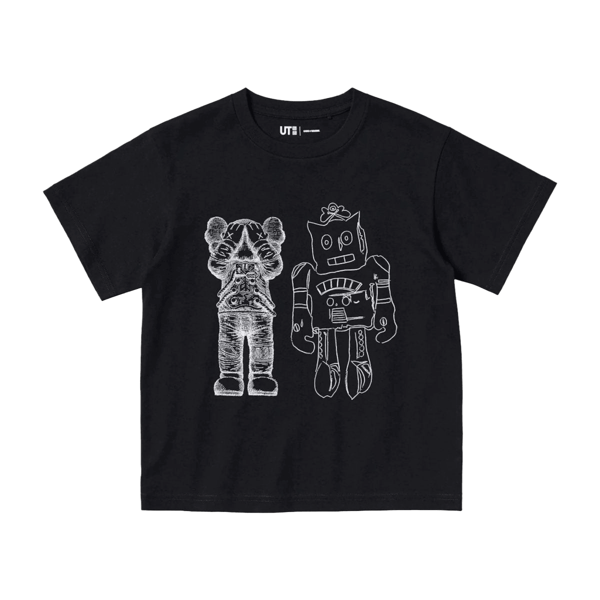 KAWS x Uniqlo Warhol Black Robot T-Shirt - Outsole