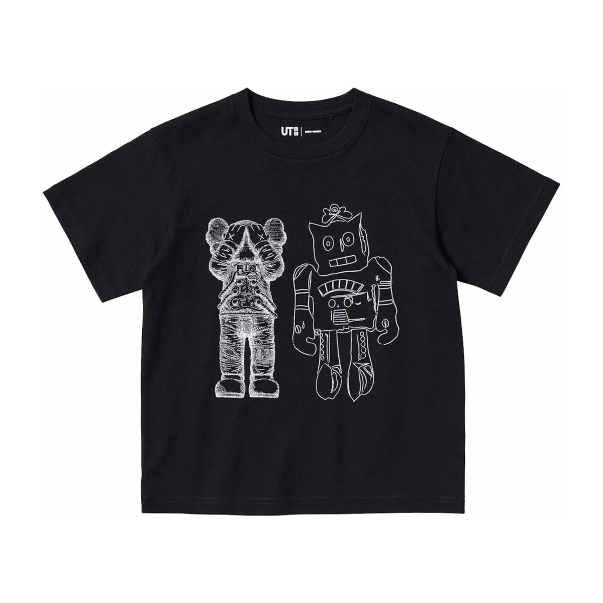 KAWS x Uniqlo Warhol Black Robot T-Shirt - Outsole