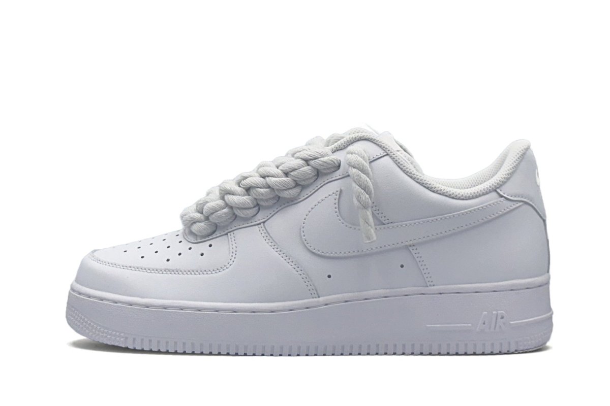 Nike Air Force 1 Low White Rope Laces - Outsole