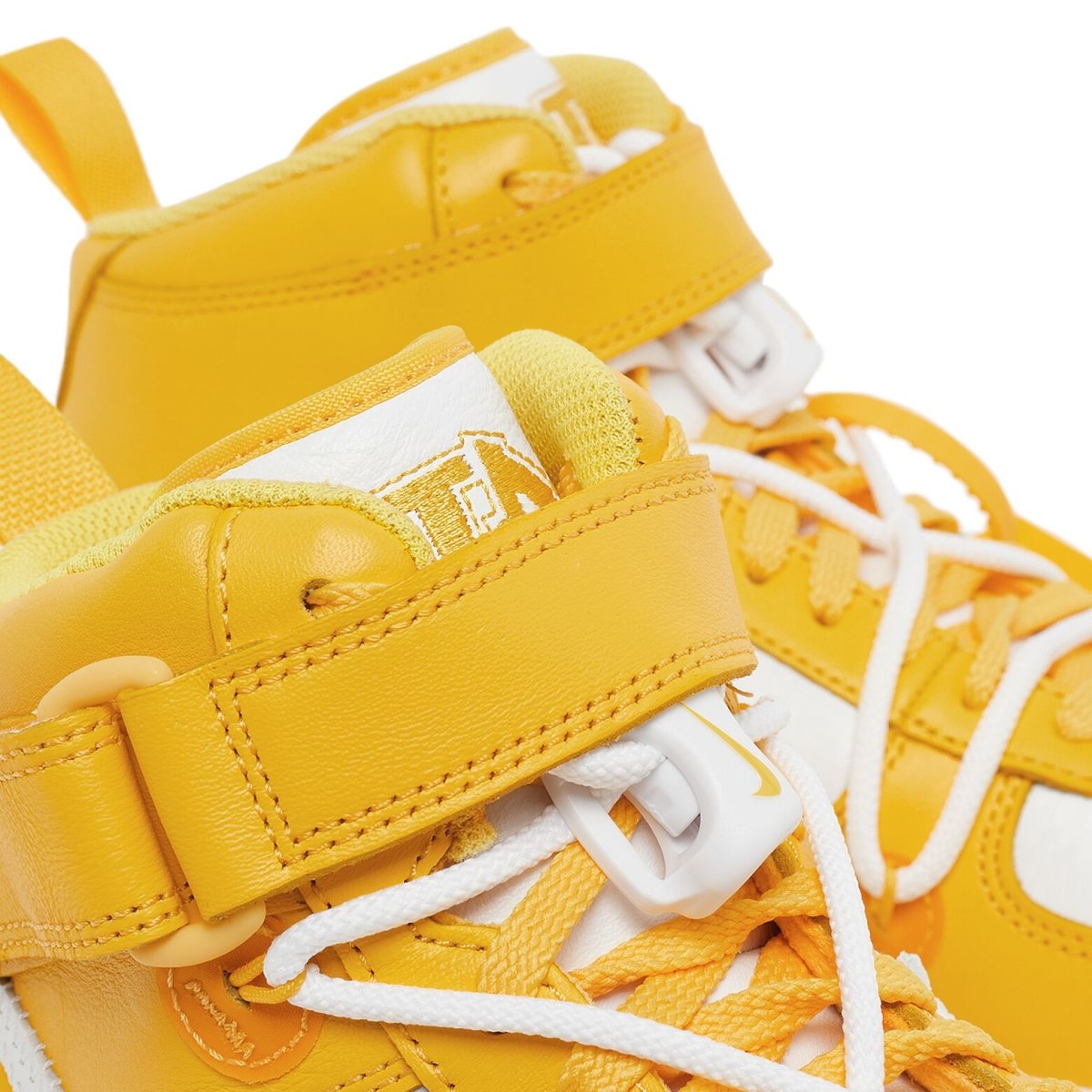 Nike Air Force 1 Mid Off White Varsity Maize - Outsole