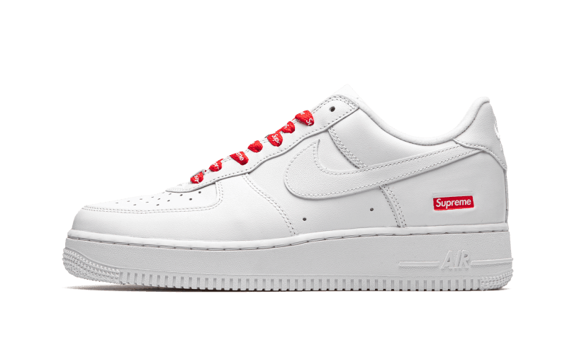 NIKE AIR FORCE 1 SUPREME WHITE - Outsole