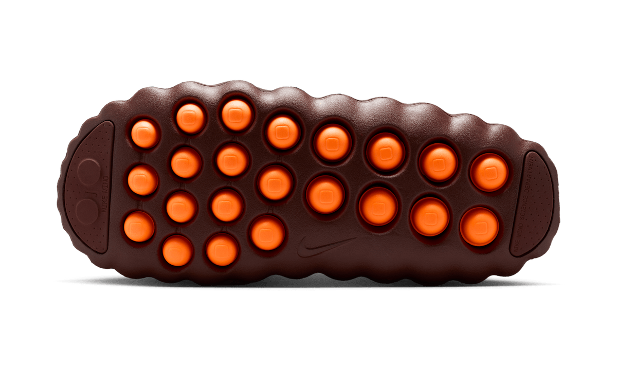 Nike Mind 001 Flyknit Slide Bronze Eclipse Total Orange - Outsole