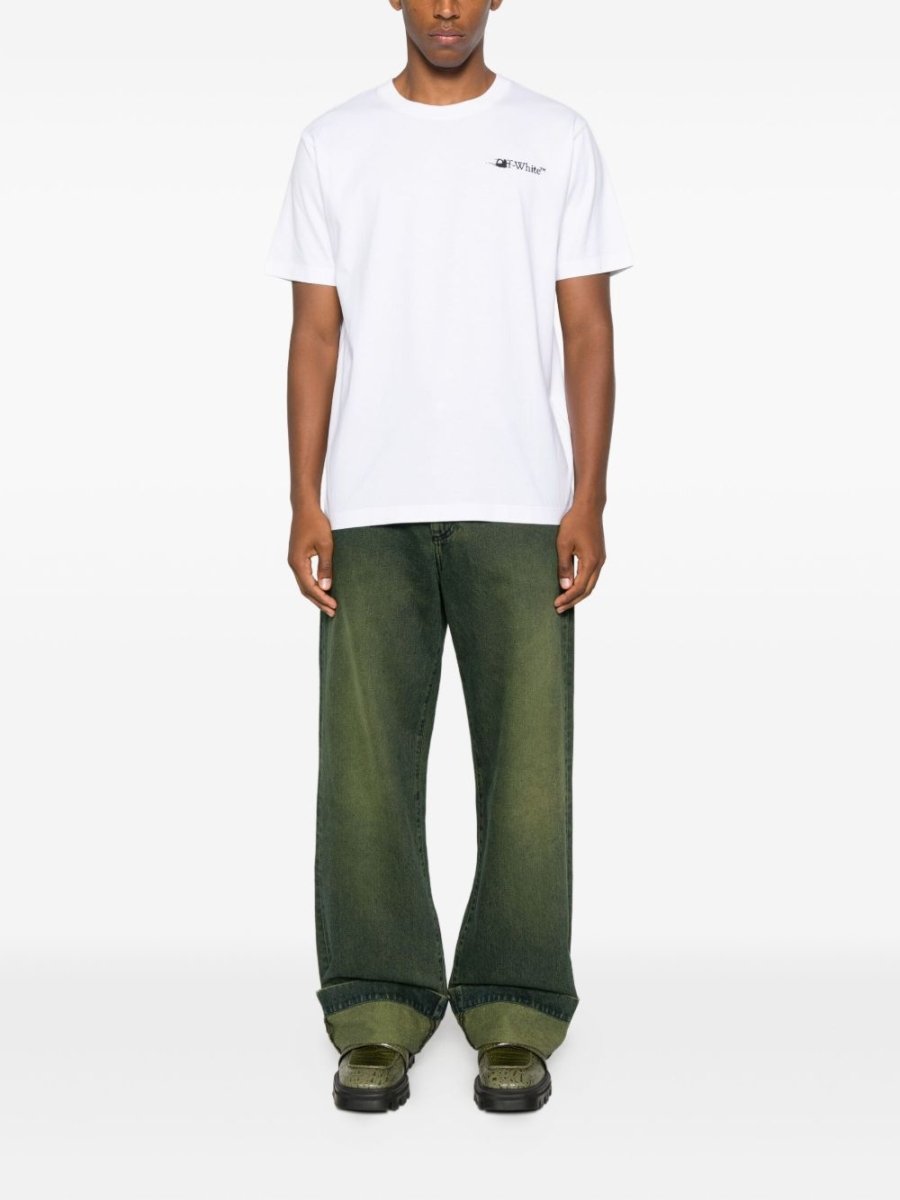 Off White T-Shirt Ink Arrow White - Outsole