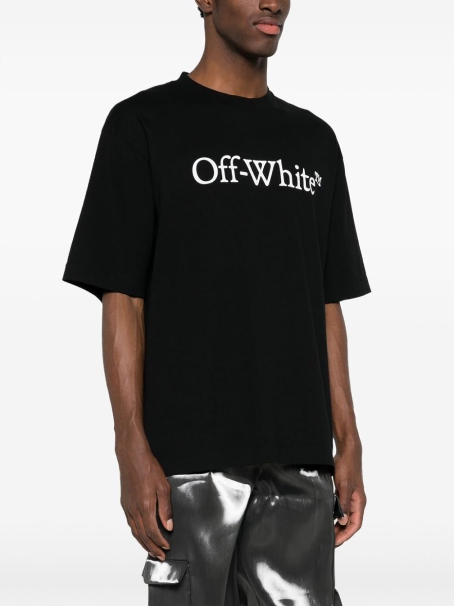 Off White T-Shirt Logo Black - Outsole