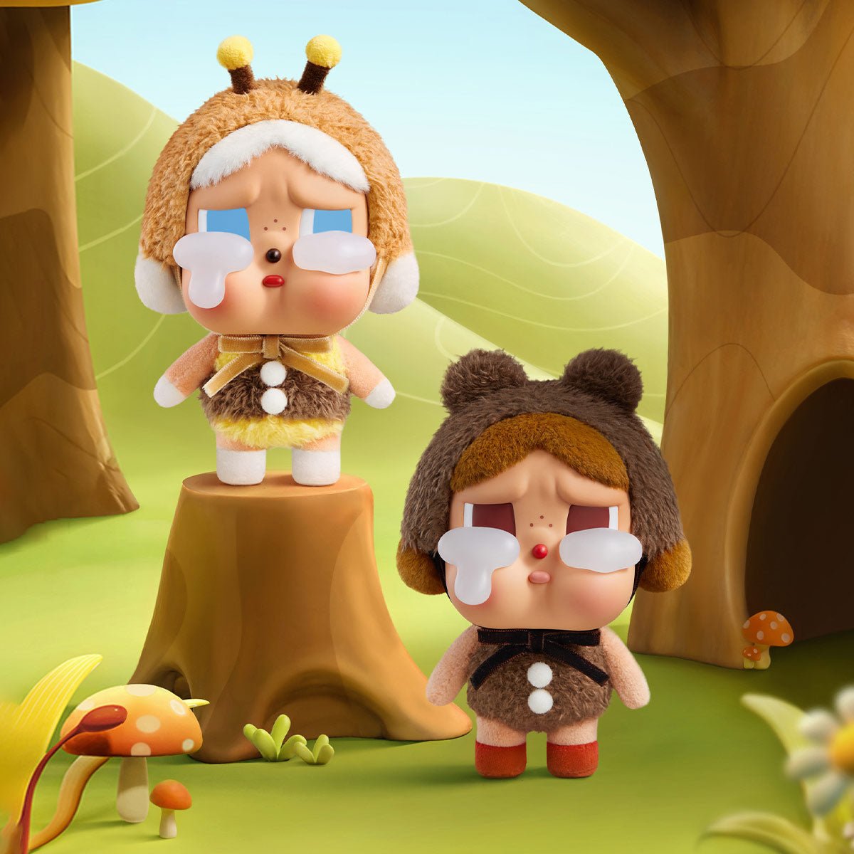 Pop Mart Labubu CRYBABY Crying Again Series - Vinyl Face Plush Blind Box - Outsole