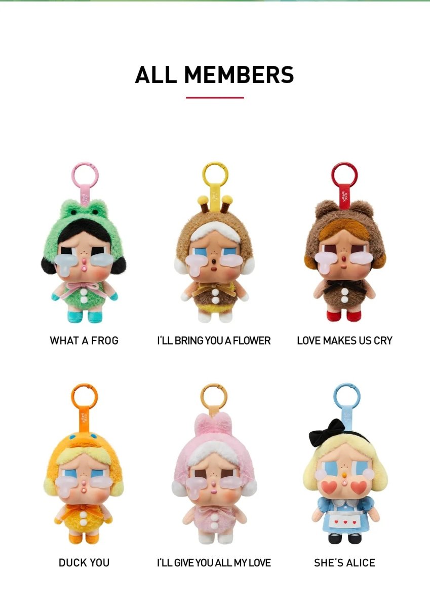 Pop Mart Labubu CRYBABY Crying Again Series - Vinyl Face Plush Blind Box - Outsole