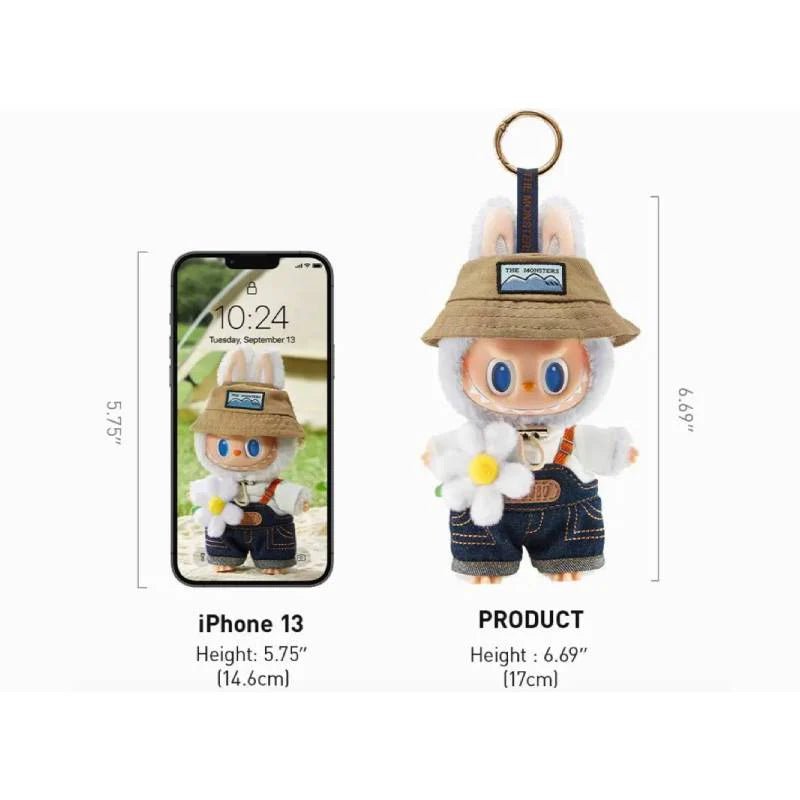 Pop Mart Labubu The Monsters Fall In Wild Vinyl Plush Doll Pendant Key