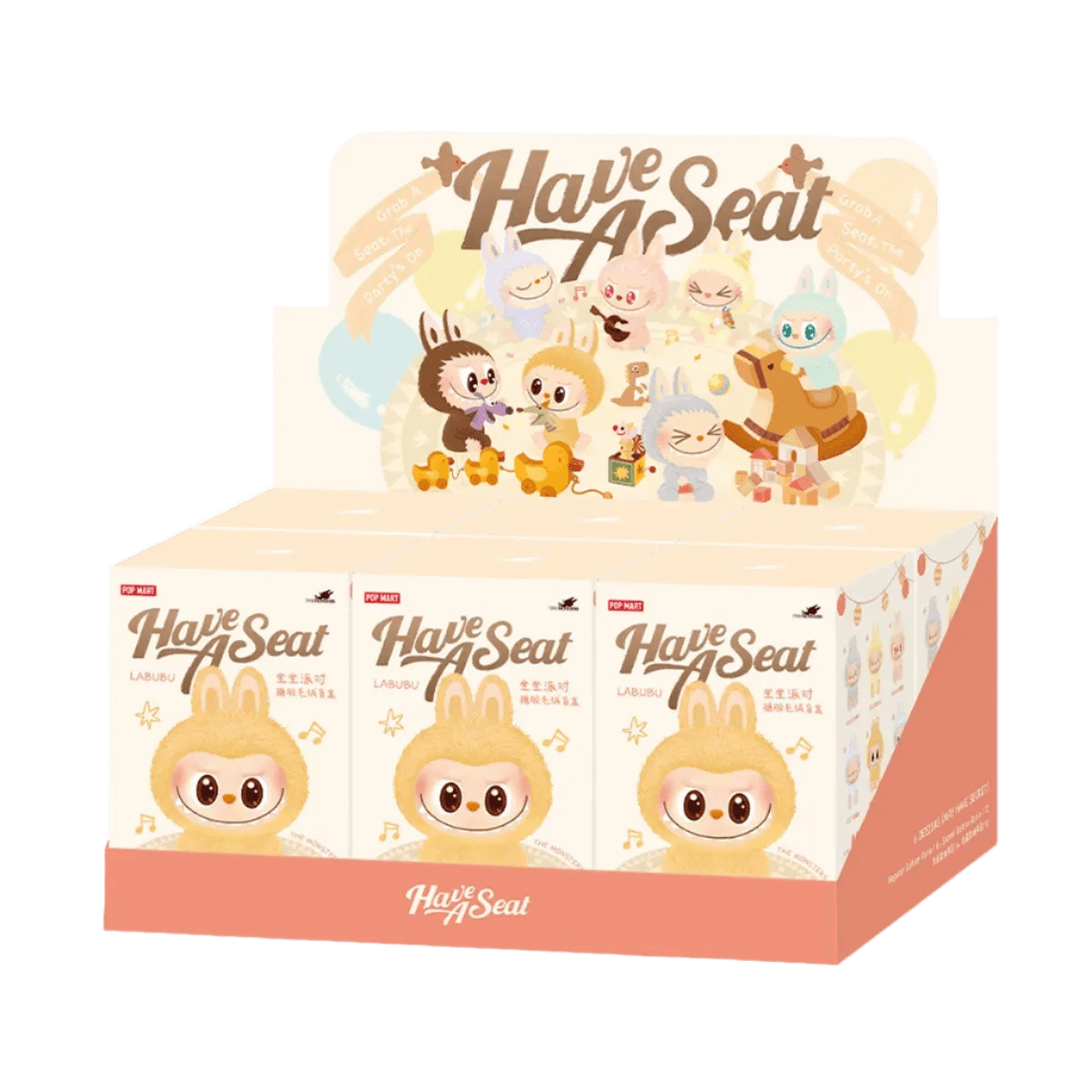 Pop Mart Labubu THE MONSTERS Have a Seat Vinyl Plush Blind Box - Outsole