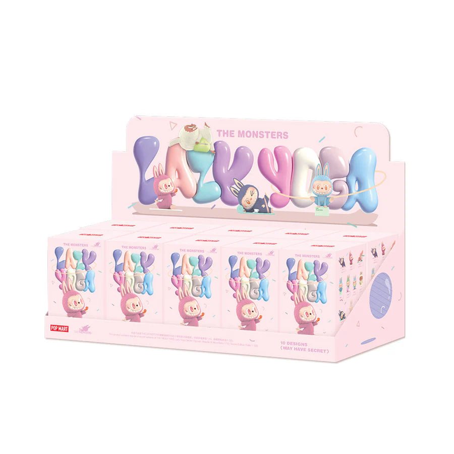 Pop Mart Labubu The Monsters Lazy Yoga Series Figures Mystery Box