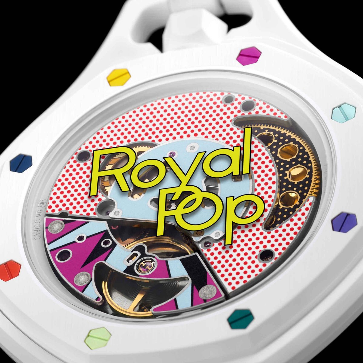 Swatch x Audemars Piguet Bioceramic Royal Pop Huit Blanc - Outsole