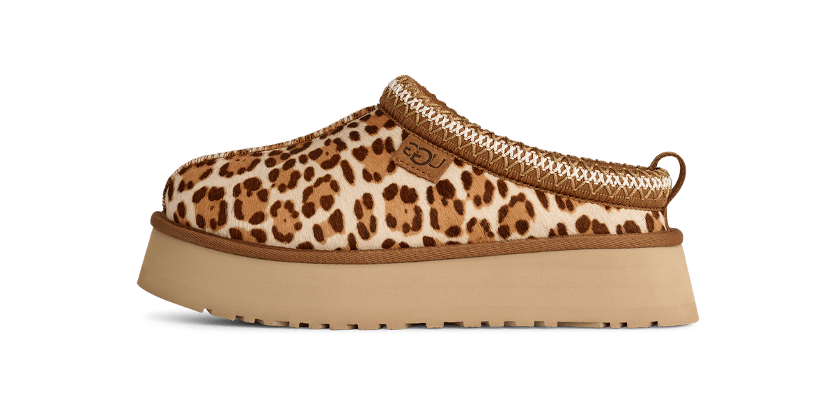 UGG Tazz Plains Slipper Felicity Leopard Jasmine - Outsole