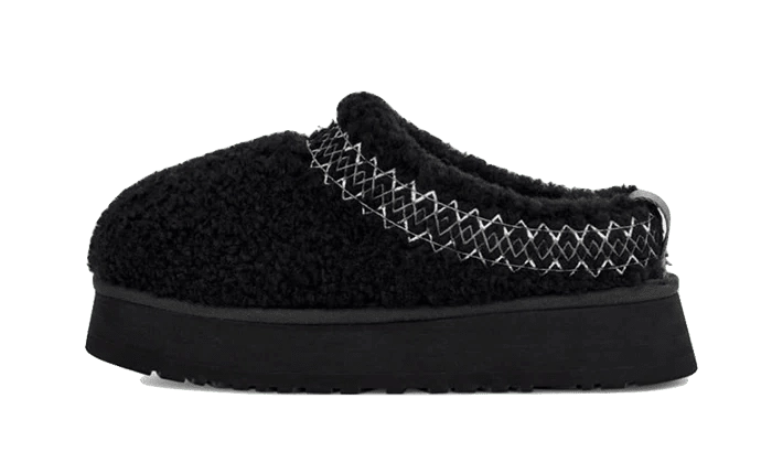 UGG TAZZ SLIPPER BRAID BLACK - Outsole