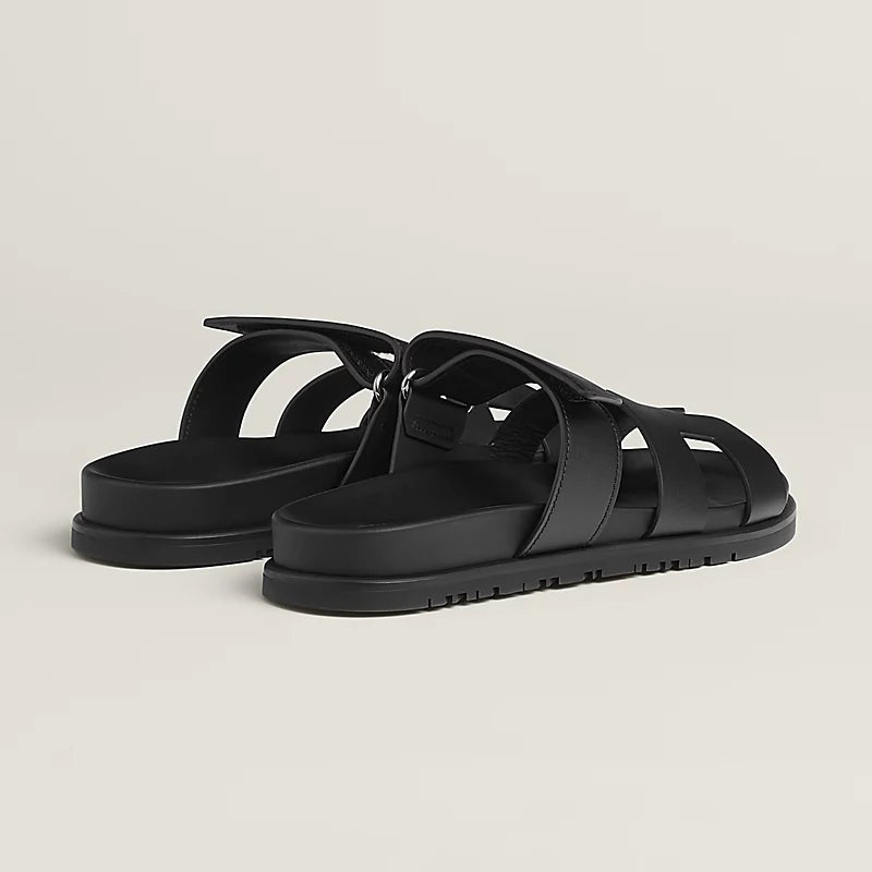 Hermès Chypre Sandals Black