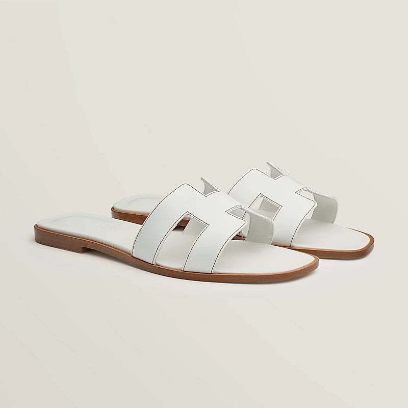 Hermès Oran Sandals White