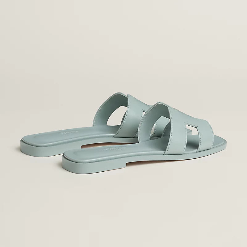 Hermès Oran Sandals Bleu Glacier
