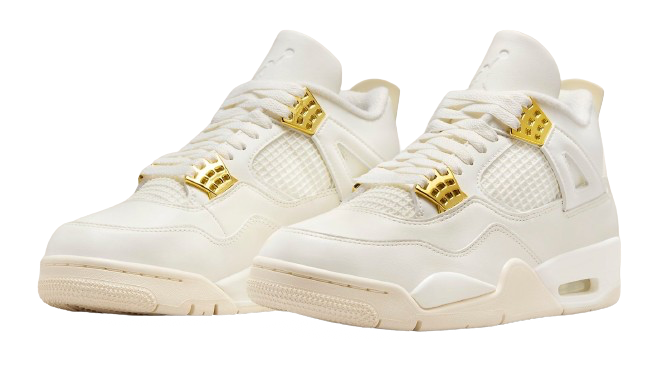 Air Jordan 4 Sail Metallic Gold
