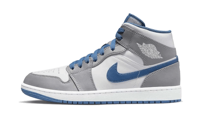 AIR JORDAN 1 MID TRUE BLUE 