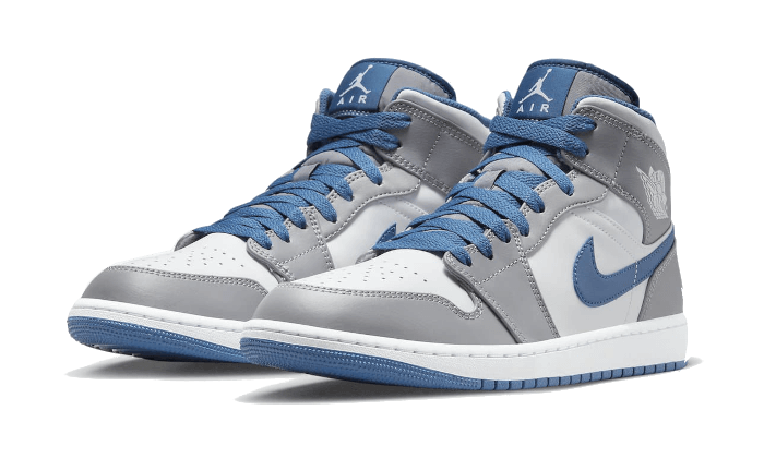 AIR JORDAN 1 MID TRUE BLUE 