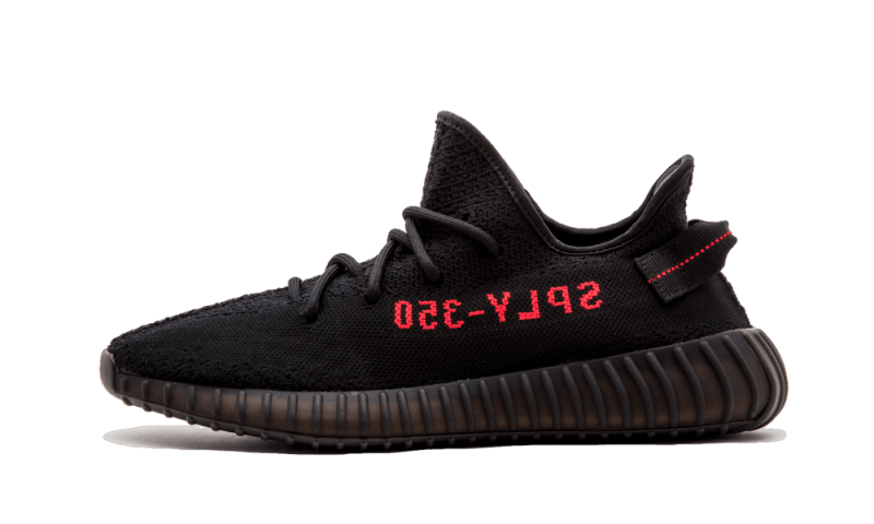 メンズAdidas Yeezy Boost 350 V2 Black Red - Outsole 靴