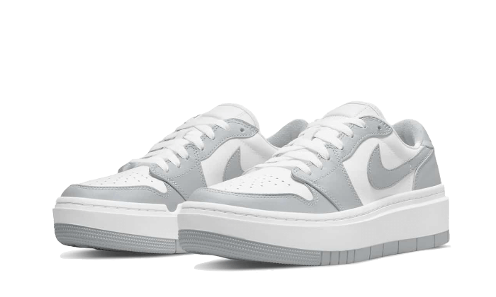 AIR JORDAN 1 LOW ELEVATE WHITE GREY 
