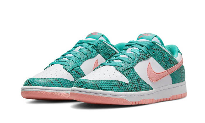 NIKE DUNK LOW WASHED TEAL SNAKE 