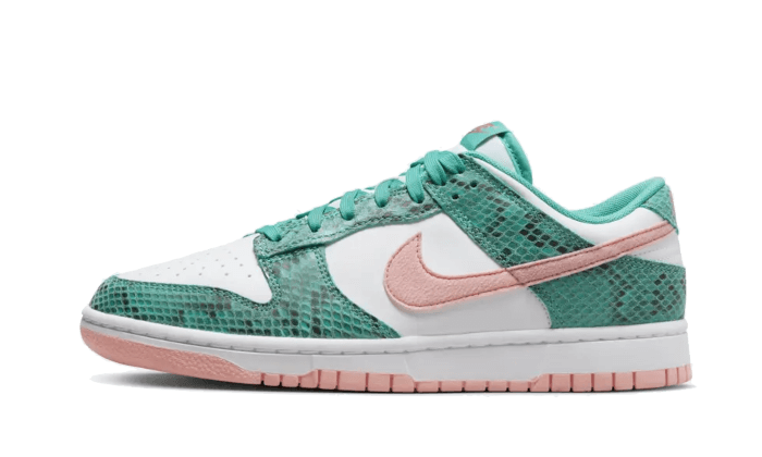 NIKE DUNK LOW WASHED TEAL SNAKE 